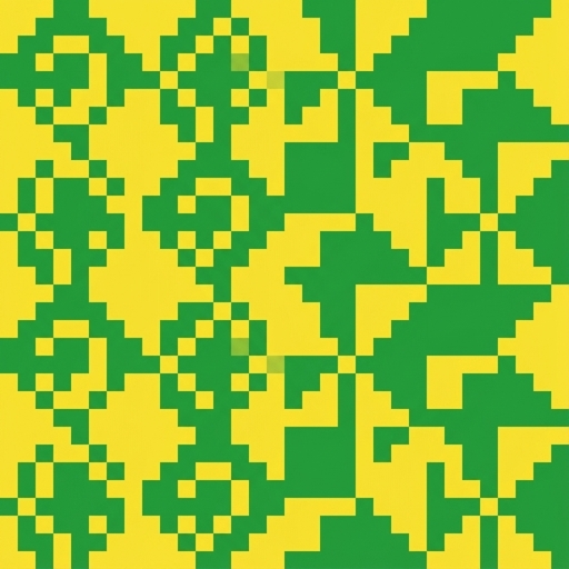 Stitch chart guide image for Giyu Tomioka Haori — T-Shaped Colourwork Kimono