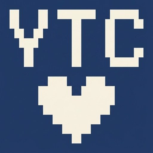 Stitch chart guide image for YTC Heart Logo Panel