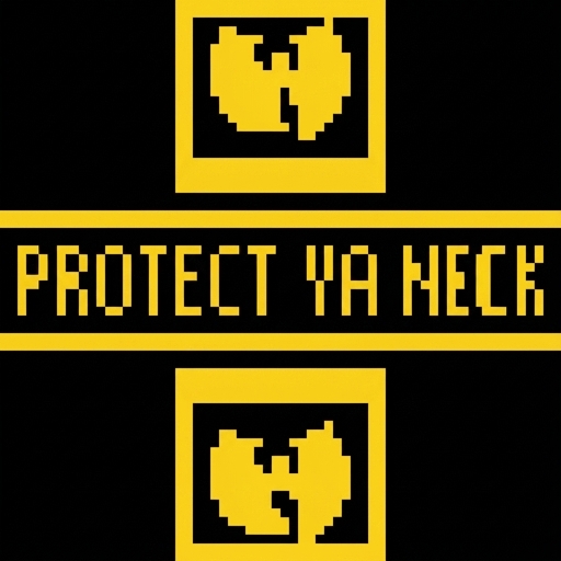 Stitch chart guide image for PROTECT YA NECK — Wu-Tang Tribute Scarf