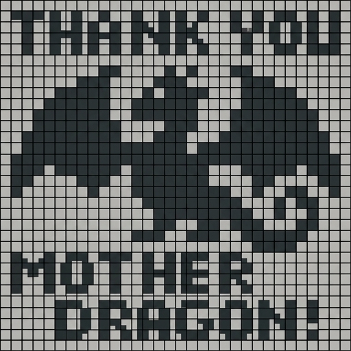 Stitch chart guide image for Thank You, Mother Dragon Blanket