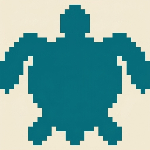 Stitch chart guide image for Sea Turtle Raglan Pullover